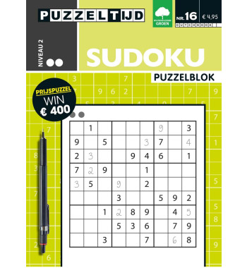 Puzzelblok Sudoku 2 punt nr16